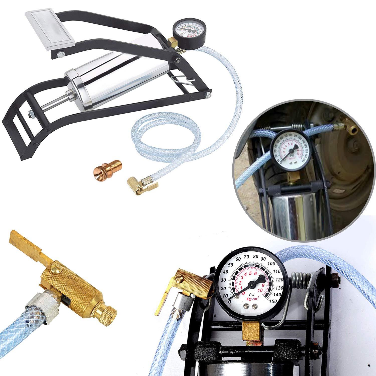 Heavy-duty steel foot pump Heavy-duty steel foot pump